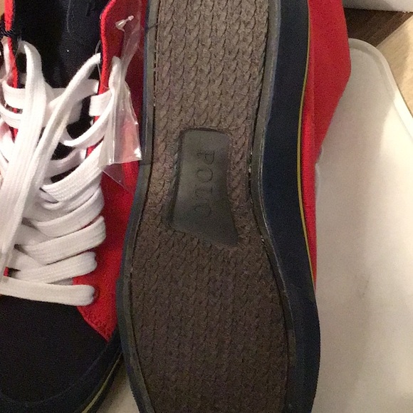 Polo Ralph Lauren Men's Fashion Sneaker size 81/2 D - Picture 7 of 12